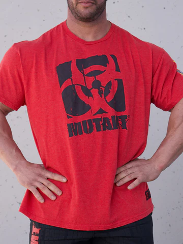 Mutant Born Hardcore Graffiti Gym T-Shirt V.1 (Red)