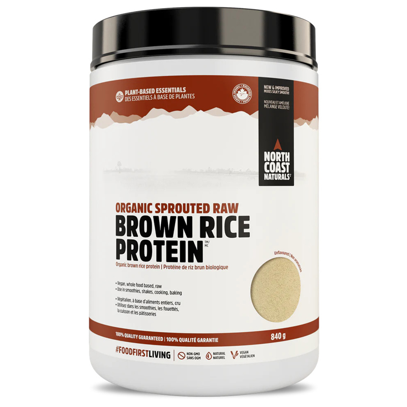 NORTH COAST NATURALS - Organic Sprouted Brown Rice Protein 840 g.