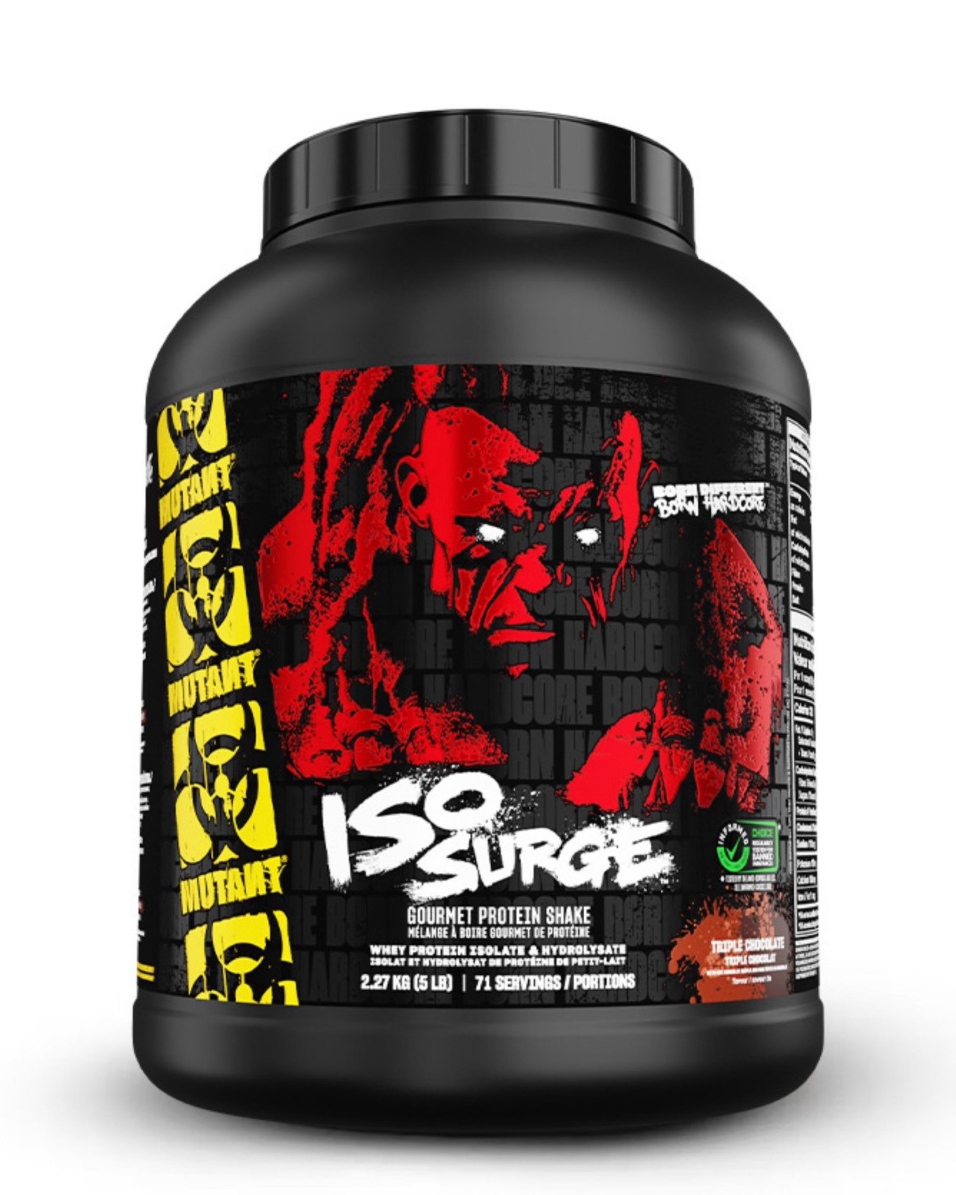 Mutant Iso Surge 2.27 kg./ 5 lbs (เมื่อซื้อรสใดก็ได้ รับฟรี! Mutant Born Hardcore Shaker 700ml. 1 ใบ)