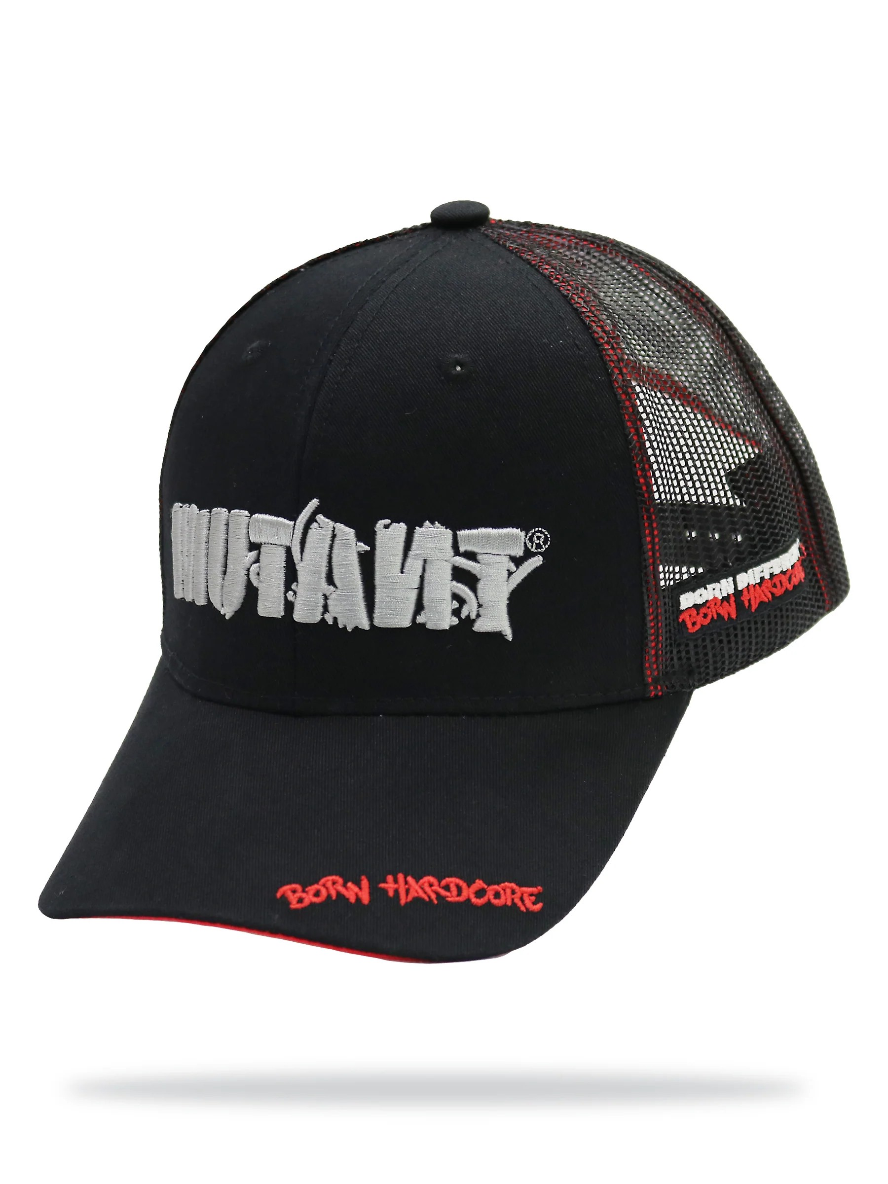 Mutant Born Hardcore Baseball Cap (Black&Red)